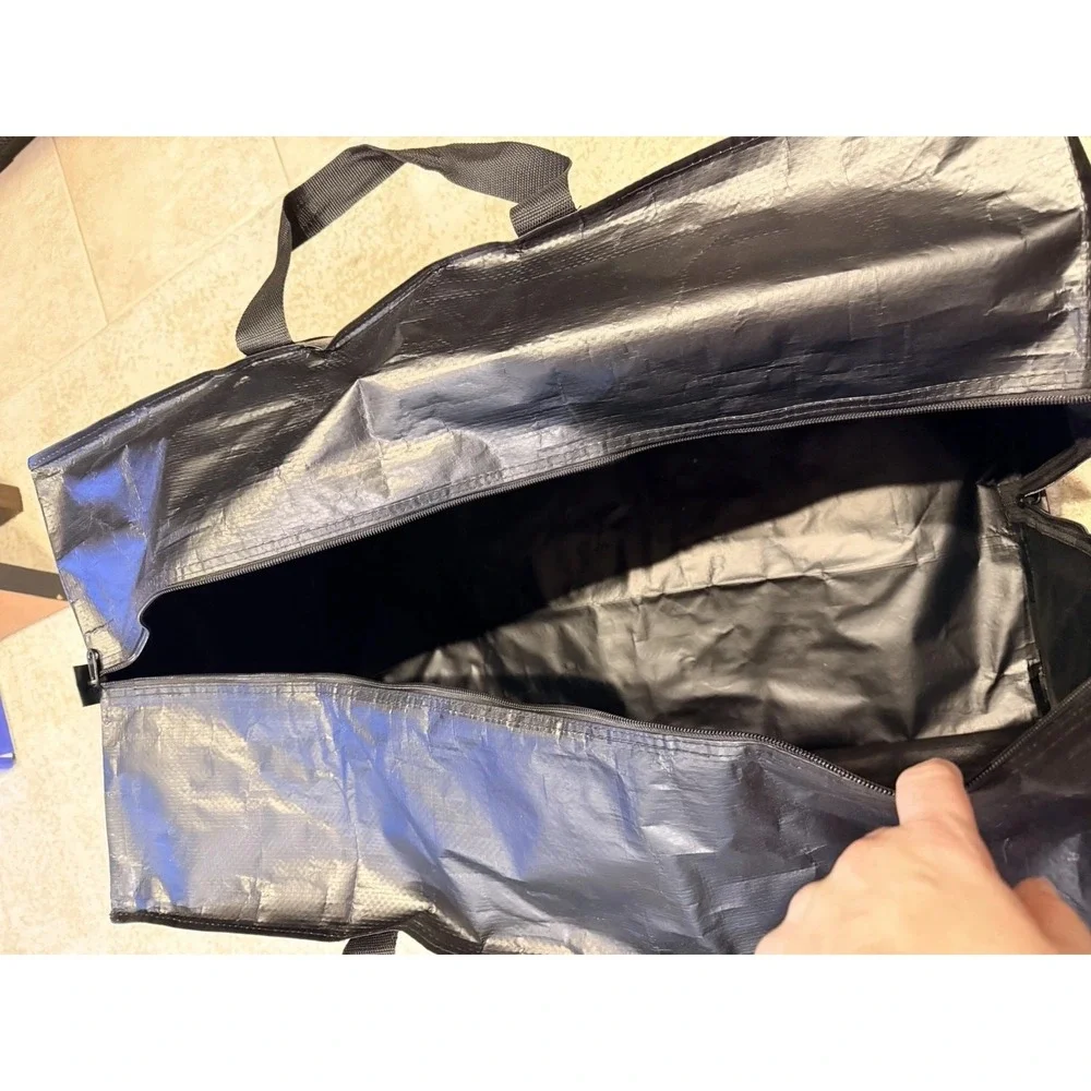 Hefty Moving Bag – Extra Large Double Zipper Backpack – Bag, Black